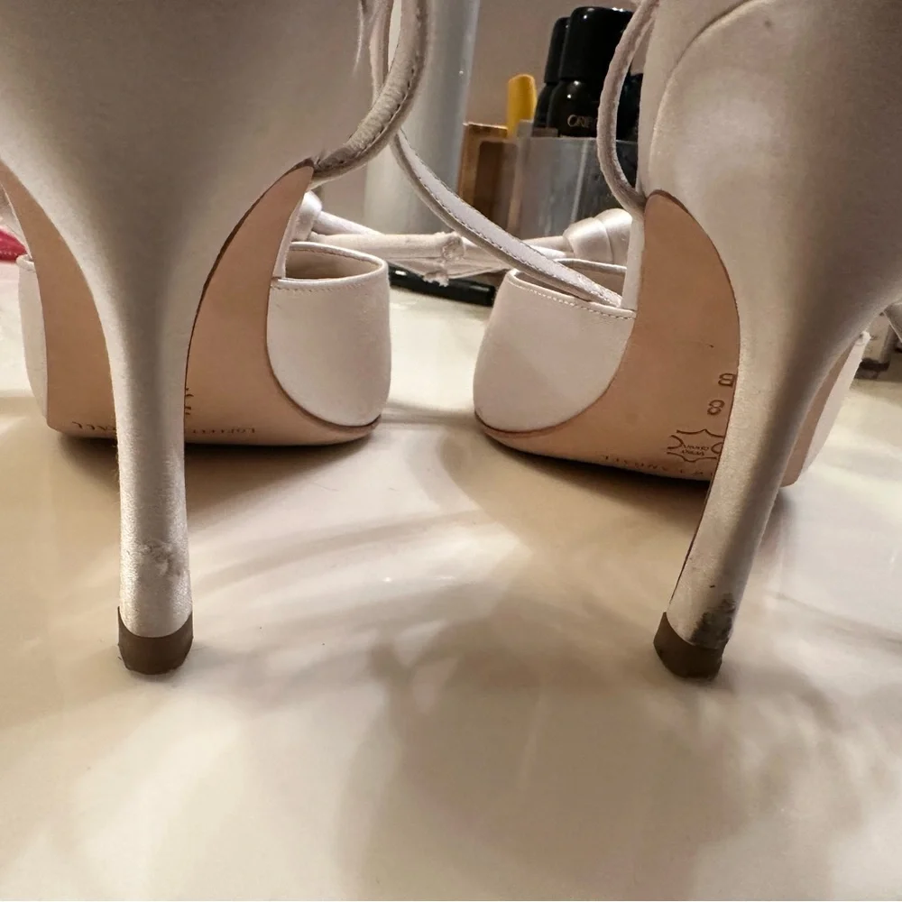 Loeffler Randall bridal Alina Heels with Bow Detail